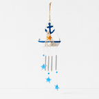 CouldNook Sailboat Wind Chime Ornament - Nautical Hanging Details