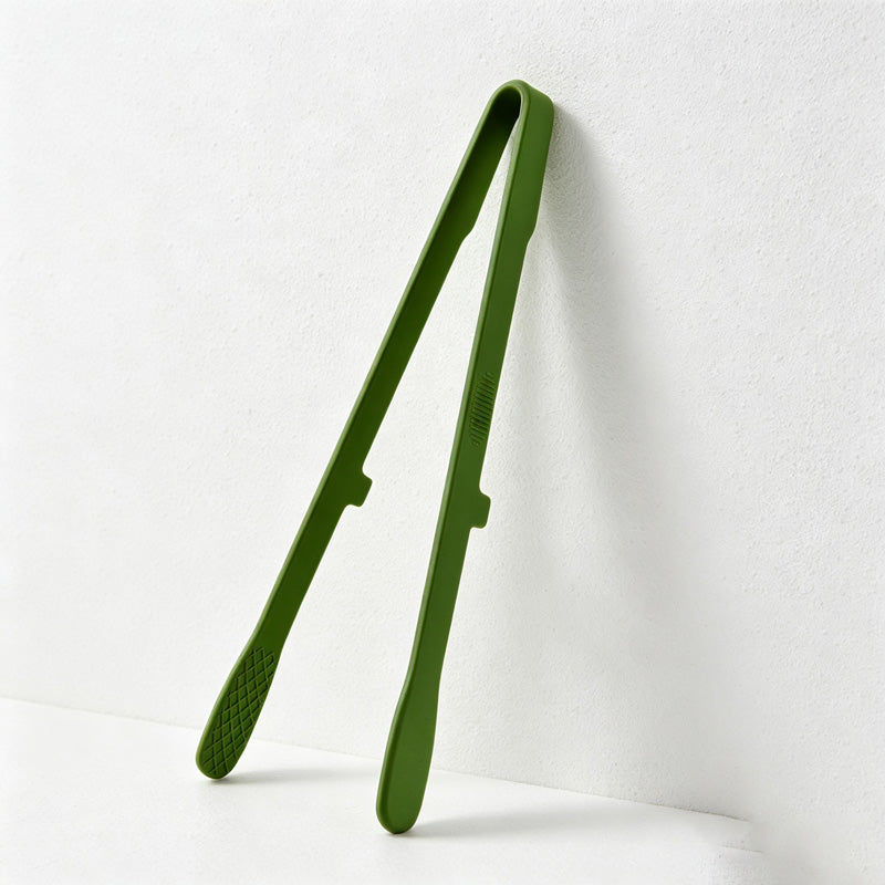 CouldNook Silicone Kitchen Food Tongs - Wavy One-Piece Grip