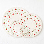 CouldNook Printed Rope Table Mat - Strawberry Floral