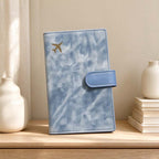 CouldNook Passport Wallet - Airplane Motif And Snap Tab Closure