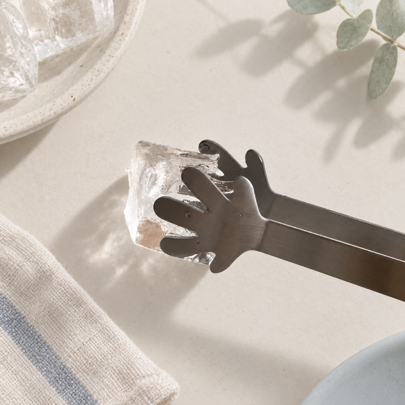 CouldNook Hand-Shaped Mini Tongs - Stainless Steel Snack Grip