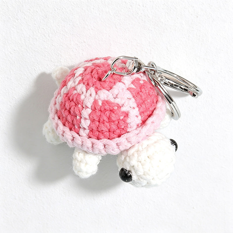 CouldNook Yarn Turtle Doll Keychain - Six Shell Colors