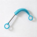 CouldNook Silicone Straw Cleaning Brush - Slender Head And Loop Handle