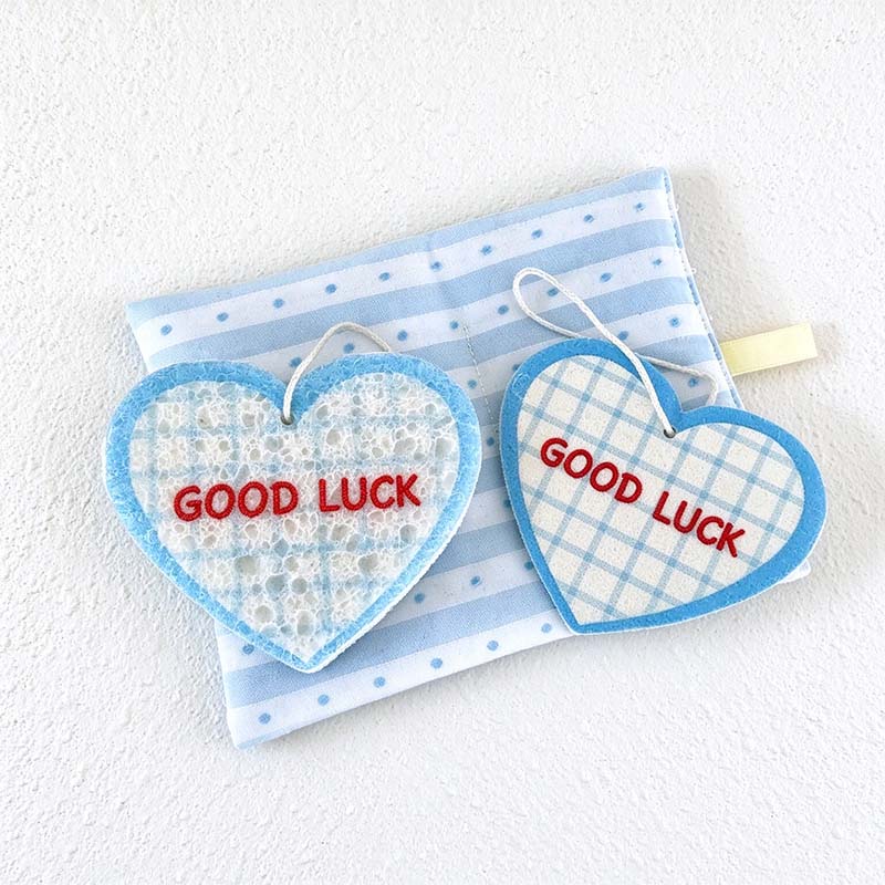 CouldNook Heart Dishwashing Sponge - Printed Messages And Included Hanging Cord