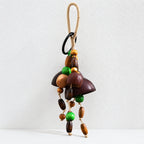 CouldNook Natural Seed Shell Chime - Beads and Braided Loop