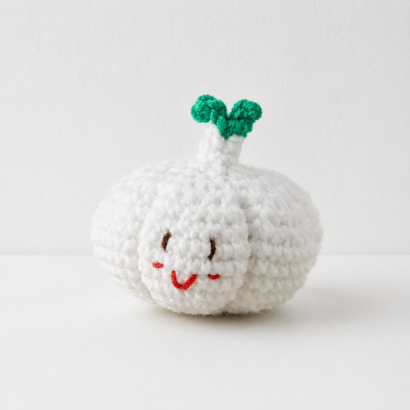 CouldNook Yarn Produce Figure - Assorted Mixed Vegetable Shapes