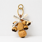 CouldNook Botanical Seed Bag Charm - Forest Nut Keychain
