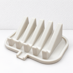 CouldNook Silicone Soap Tray - Five Sloping Ridges and Front Drainage Channel