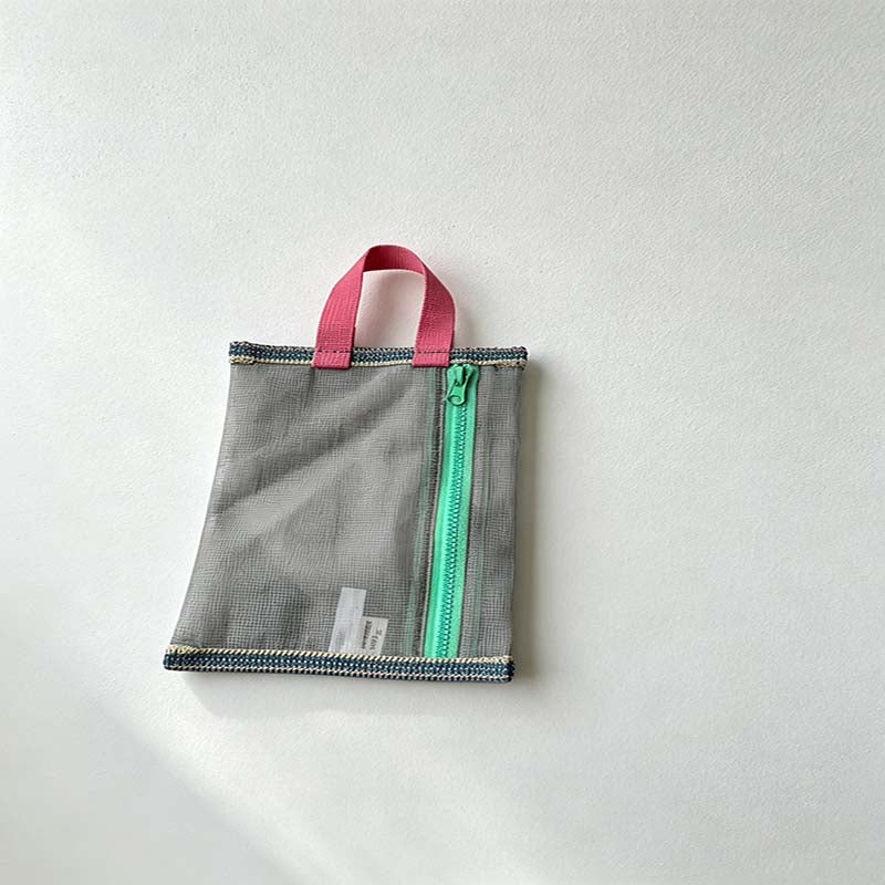 CouldNook Mesh Organizer Pouch - Zippered Travel Document Storage