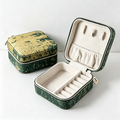 CouldNook Brocade Square Travel Jewelry Case - Useful Tabletop Accent