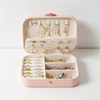 CouldNook Double Layer Pastel Jewelry Case - Organized Living Detail