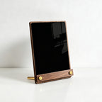 CouldNook Freestanding Wooden Frame Mini Chalkboard - Rewritable Tabletop