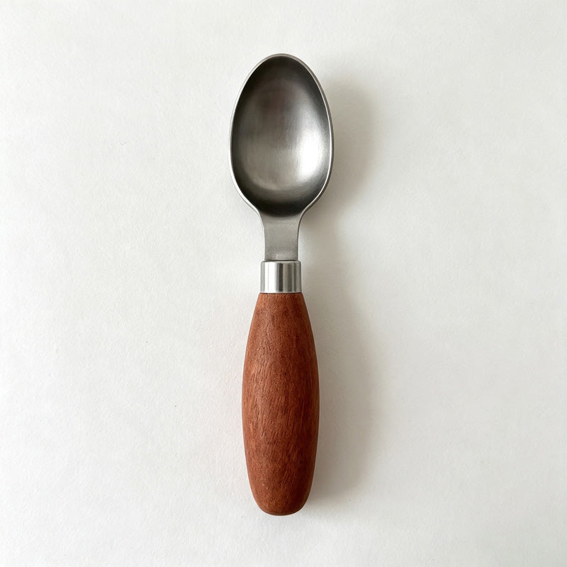 CloudNook Faux Wood Handle Ice Cream Spoon‑Kitchen Wear Accent