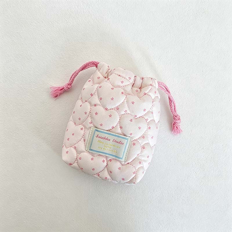 CouldNook Instant Camera Drawstring Pouch - Quilted Star Pattern