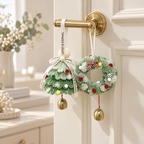 CouldNook Christmas Bell Ornament Kit - Tree And Wreath Design Choices