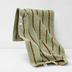 Moss Green Brown Stripe