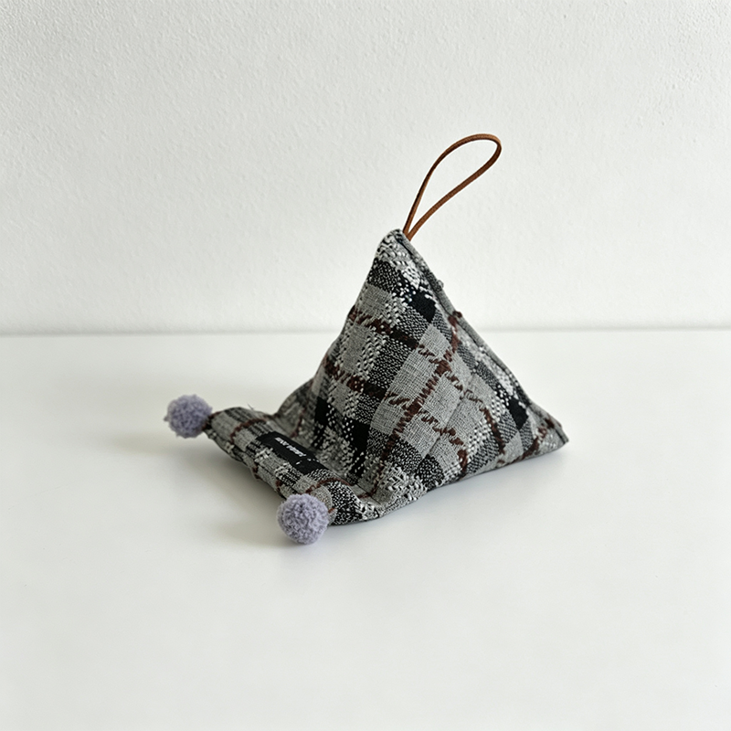 CouldNook Checked Phone Pillow - Soft Desk Stand