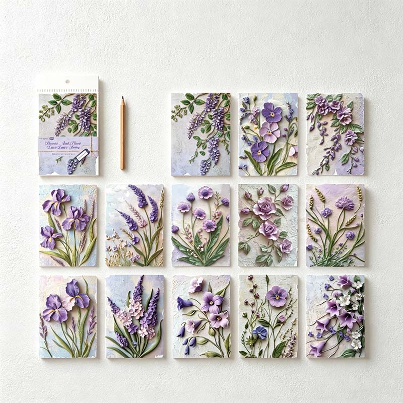 CouldNook Embossed Decorative Paper - Botanical Window Designs Collection