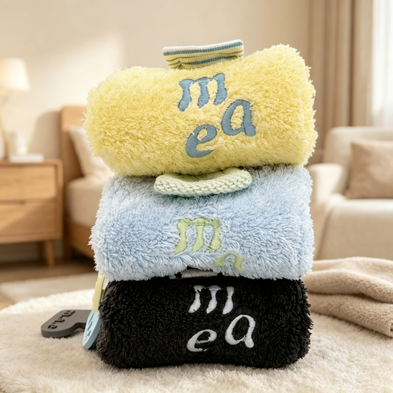 CouldNook Plush Hanging Towel - Soft Sculpted Character Hanging Home Use