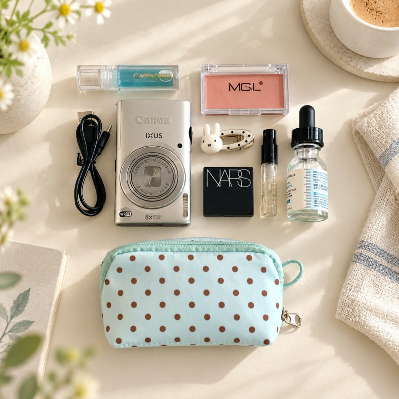 CouldNook Mini Cosmetic Pouch - Rounded Zipper Opening