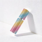CouldNook Rhinestone Perfume Atomizer - Flat Cap and Colorful Stone Rows