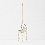 CouldNook Gemstone Moon Suncatcher Ornament - Cascading Star Drops