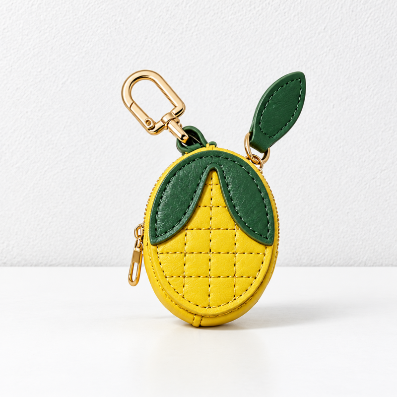 CouldNook Mini Coin Purse - Fruit Shapes and Clipped Zipper Pouches