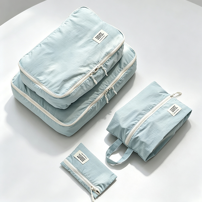 CouldNook Waterproof-Look 4-Piece Organizer Bag Set- Everyday Storage Accent
