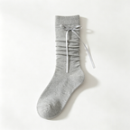CouldNook Side Bow Slouch Socks - Soft Leg Accent