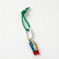 Red and Blue Fish Charm