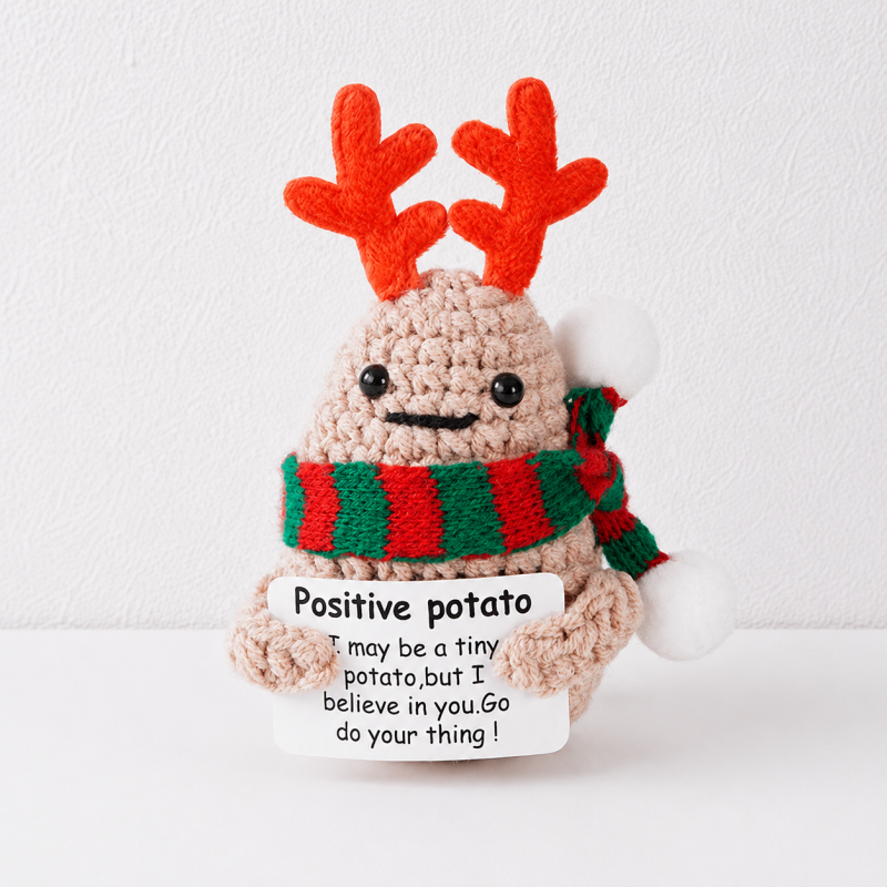 CouldNook Rounded Potato Message Figure - Assorted Seasonal Accessories