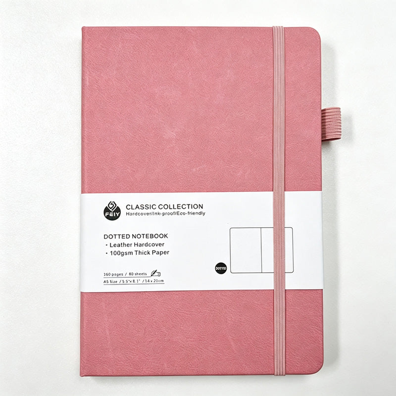CouldNook Elastic Band Notebook - Dot Grid and Lined Page Selections