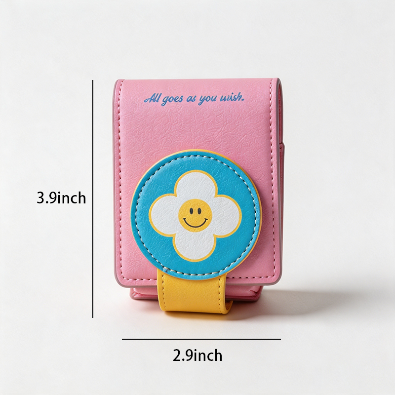 CouldNook Floral Print PU Organizer Pouch for Everyday Carry