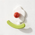 CouldNook Flower Adhesive Hook - Rounded Center and Curved Lower Bar