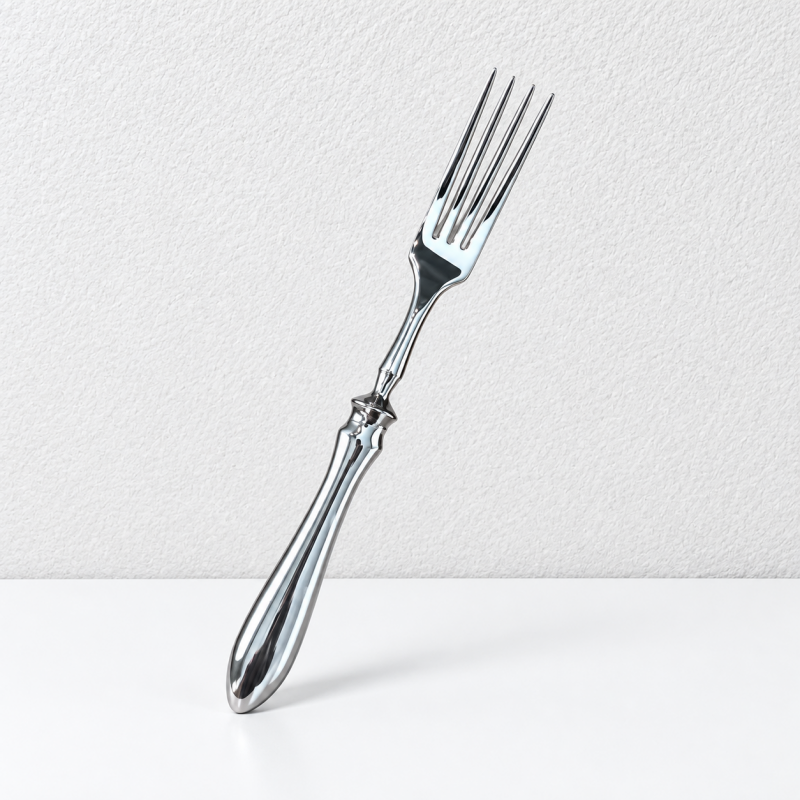CouldNook Ornate Handle Flatware - Twisted Polished Collection Accent