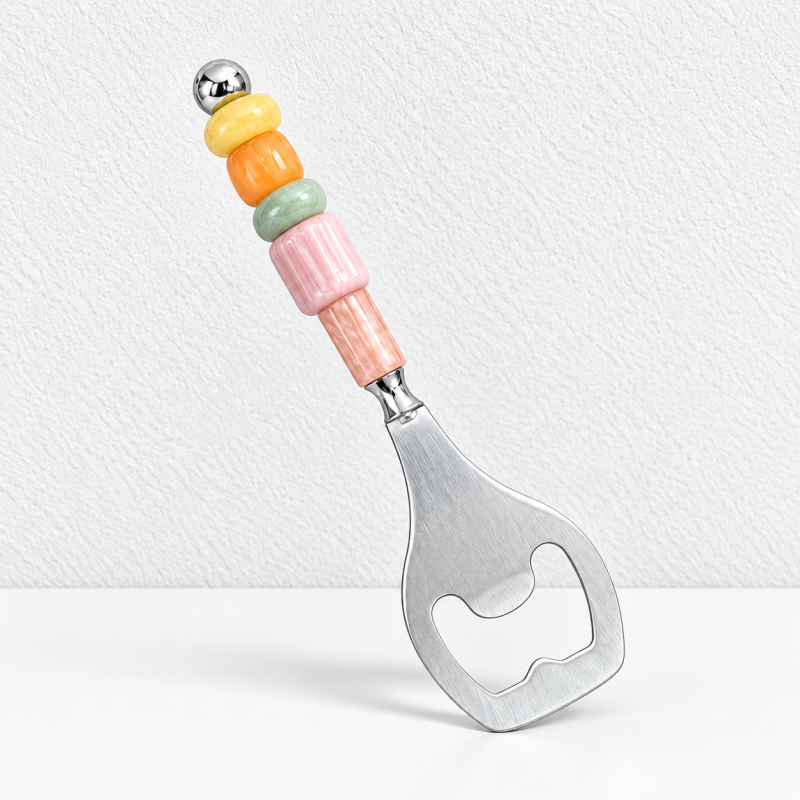 CouldNook Beaded Handle Flatware - Colorful Serving Collection Accent