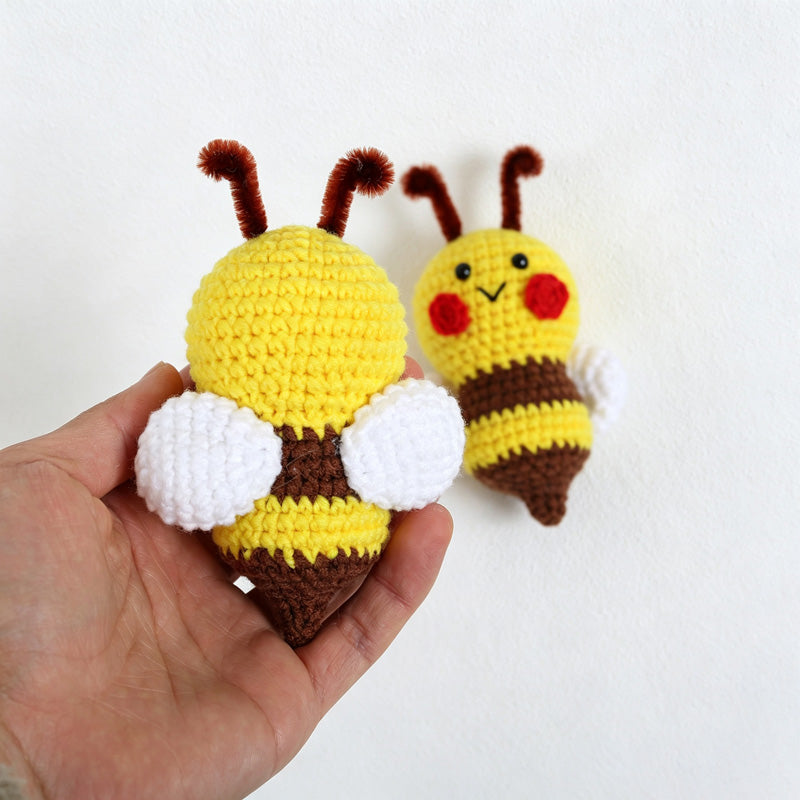 CouldNook Yarn Bee Doll Ornament - Plain and Clasp Options
