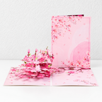 CouldNook Botanical Pop-Up Card - Layered Flowers and Decorative Nature Scenes