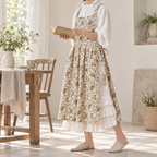 CouldNook Adjustable Bib Apron - Two Botanical Colorways Collection