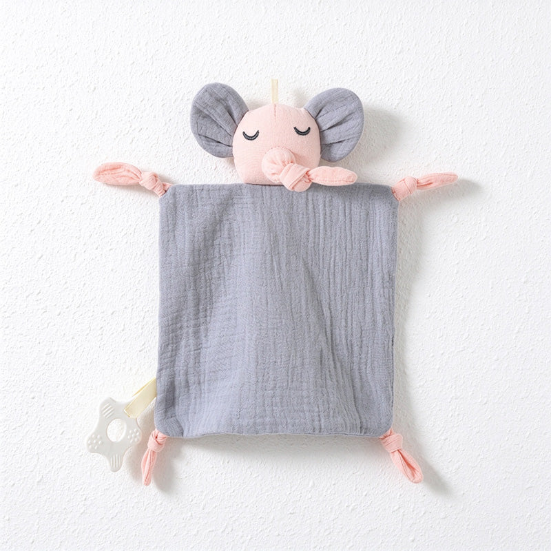Animal Crinkle Comfort Cloth with Knotted Corners