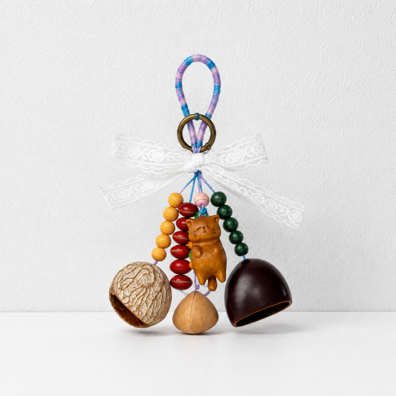 CouldNook Natural Seed Bag Charm - Sound Therapy Pendant