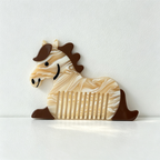 CouldNook Horse Shape Hair Comb - Visible Tooth Profile