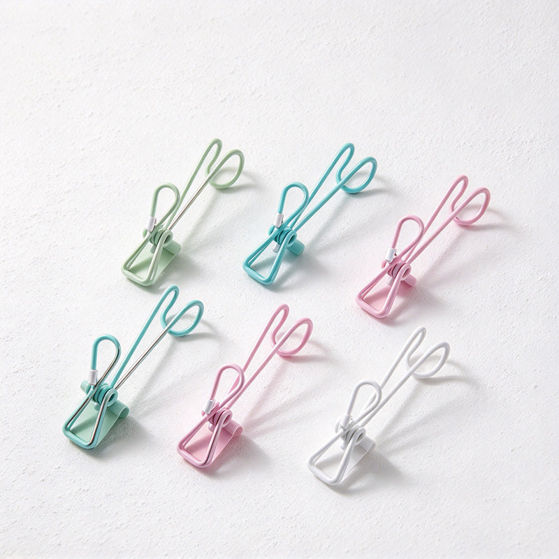 CouldNook Hook Clip - Curved Top And Colored Plastic Coating