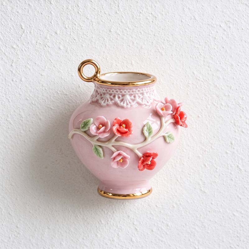 CouldNook Jewelry Pendant - Miniature Floral Vases and Decorative Charm Selections