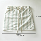 CouldNook Striped Half Apron - Waist Kitchen Accent