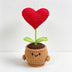 Red‑Heart Potted