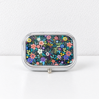 CouldNook Mirror Pill Box - Divided Interior And Rounded Rectangular Lid