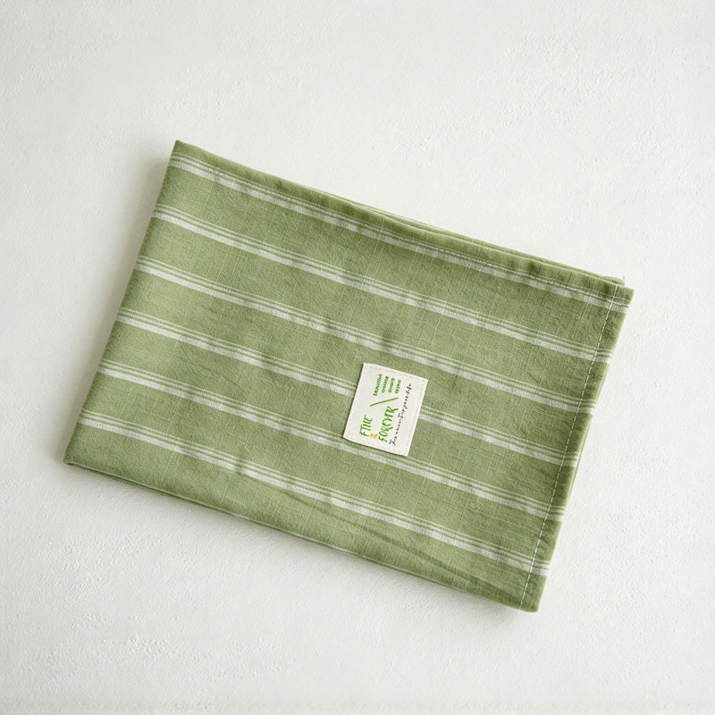 CouldNook Striped Kitchen Cloth - Hanging Loop And Sewn Label