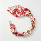 CouldNook Rose Scarf Phone Wrist Strap - Relaxed Braided Loop