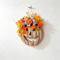 CloudNook Fall Wooden Pumpkin Door Hanger‑Harvest Wall Decor